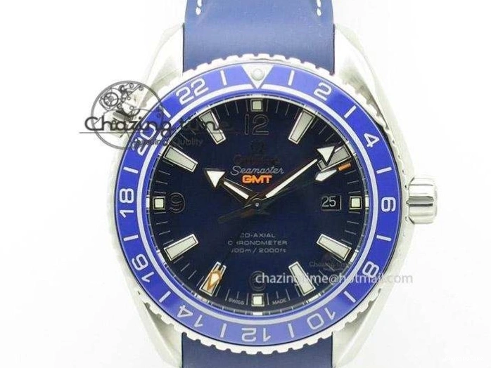 0104 Vibrant Planet Ocean Professional SS V6F 37mm Ladies Ceramic Bezel On Black Leather Strap A 8257